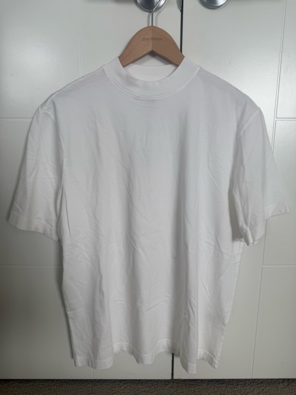 Banana Republic White Short-Sleeve Crewneck T-Shirt